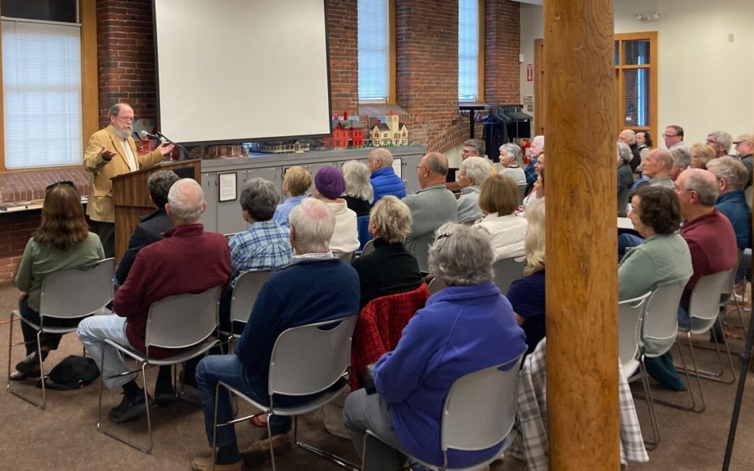 Author Robert Perreault at Millyard Museum